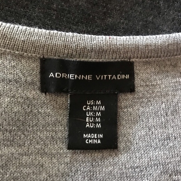 Adrienne Vittadini long sleeveless sweater tunic - Picture 4 of 4